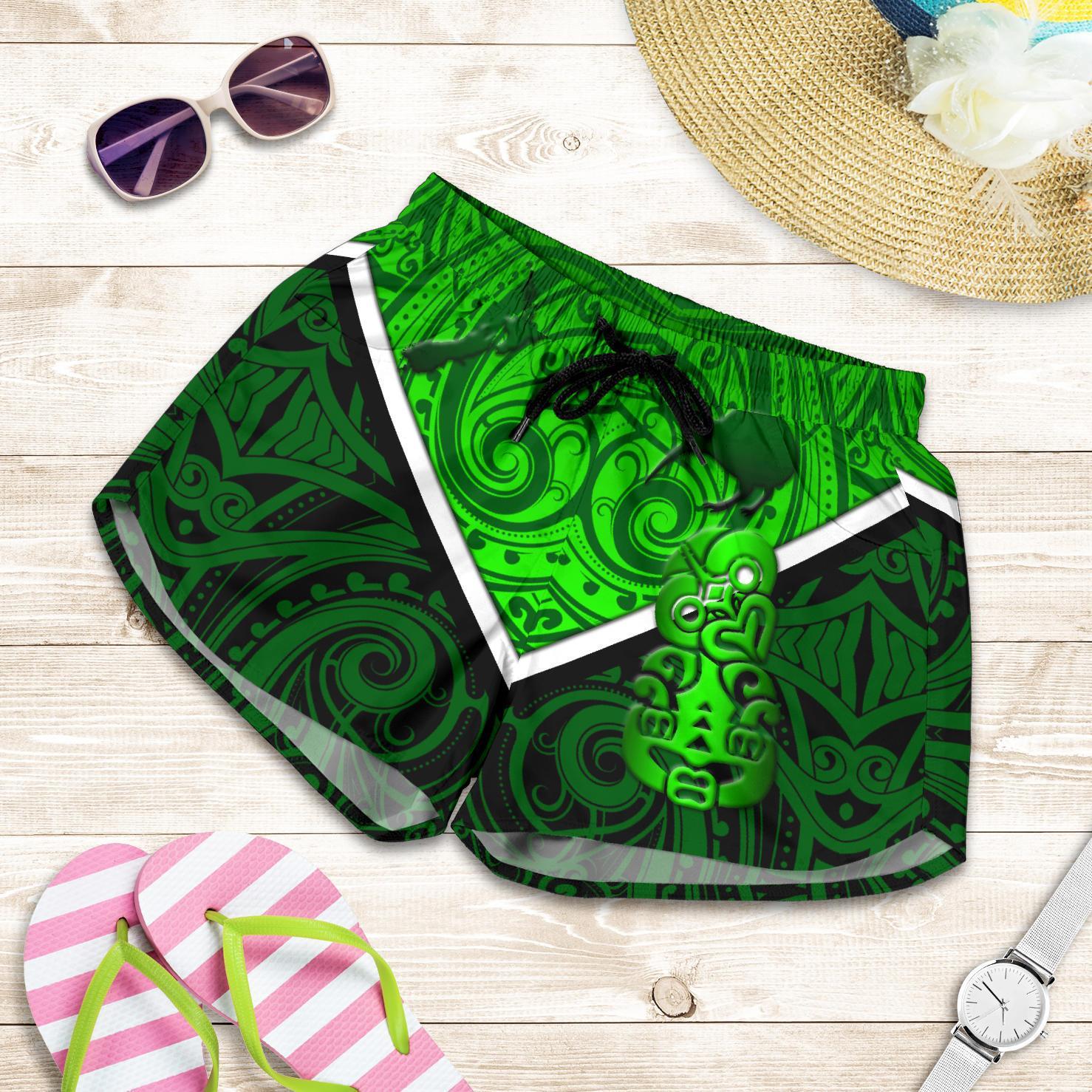 combo-racerback-tank-and-women-short-new-zealand-maori-rugby-pride-version-green