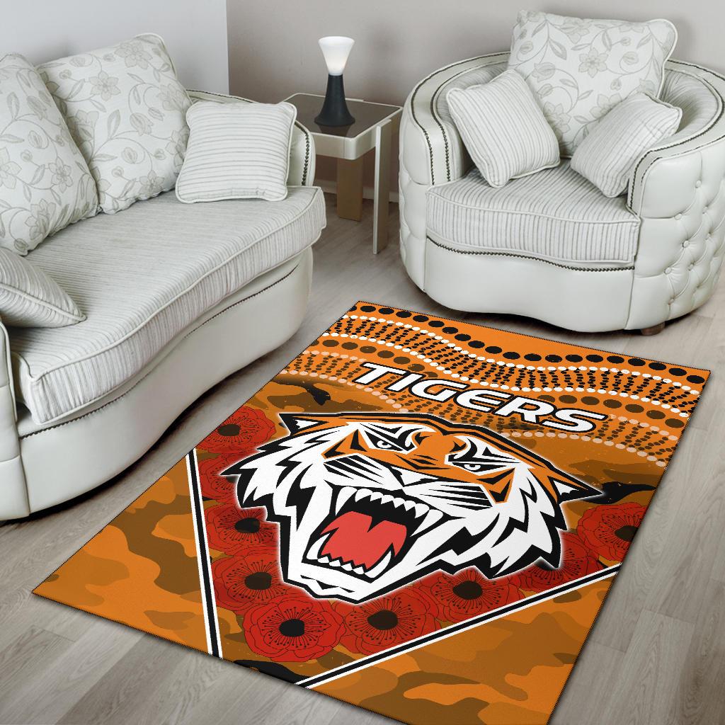 Tigers ANZAC Area Rug Wests - Vibe Hoodie Shop