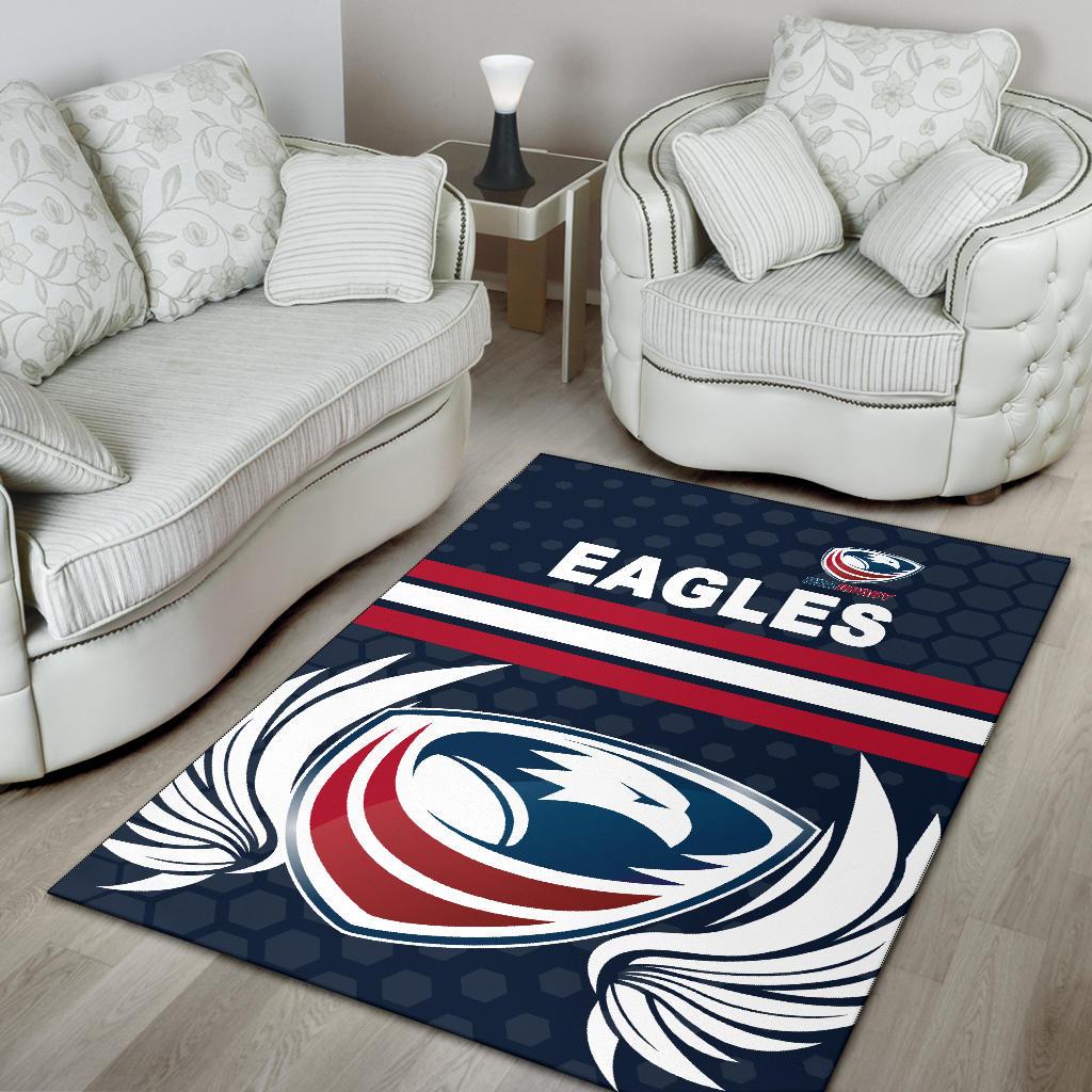 USA Rugby Area Rug Eagles Simple Style - Full Navy - Vibe Hoodie Shop