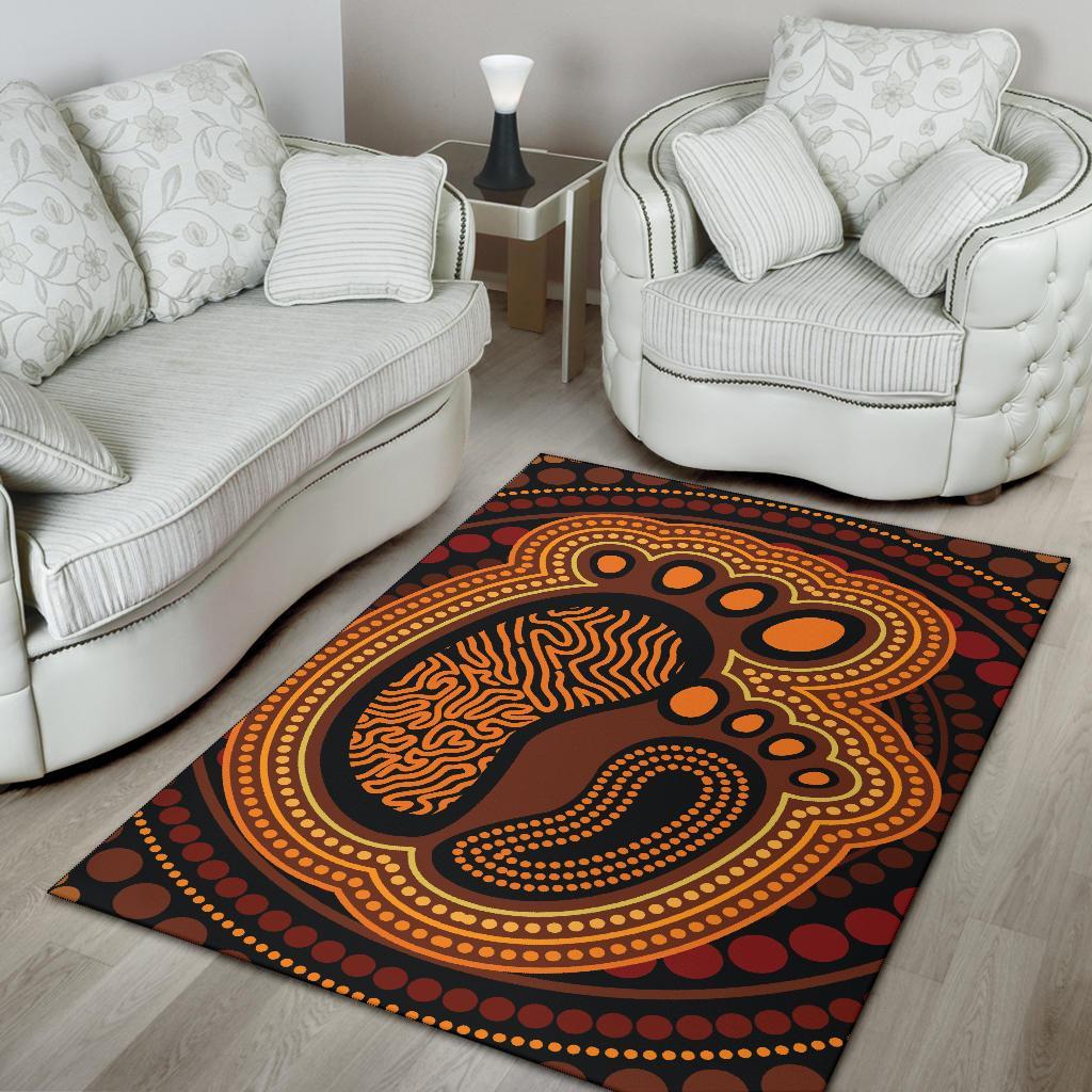 Aboriginal Area Rug - Aboriginal FootPrint - Vibe Hoodie Shop