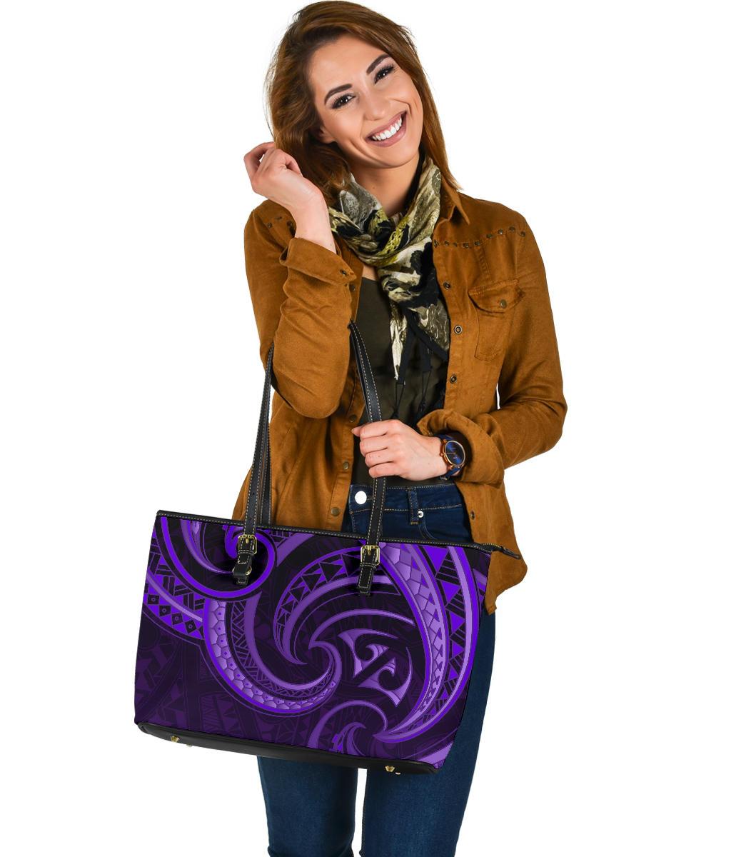 new-zealand-maori-mangopare-large-leather-tote-polynesian-purple