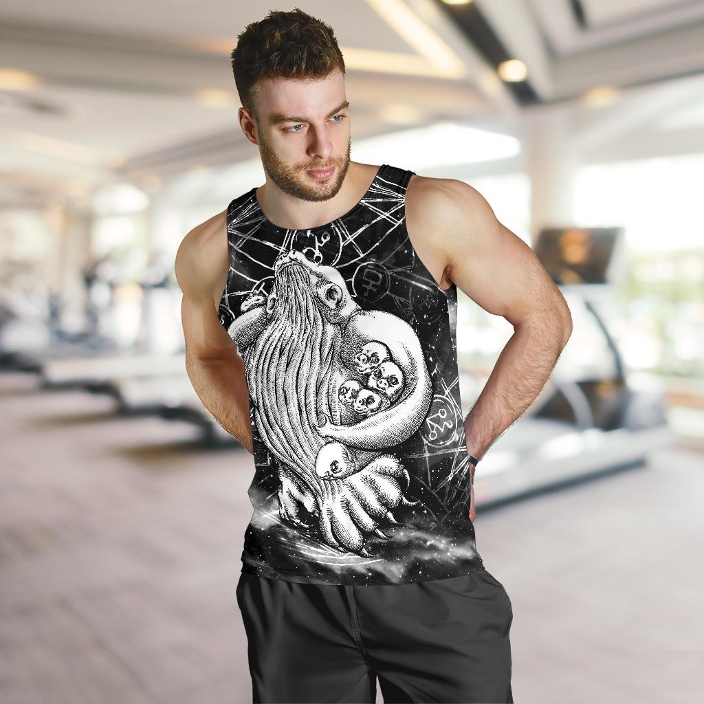 Aboriginal Tank Top, Skywhale Papa Is Coming Back Art - Men - Vibe Hoodie Shop