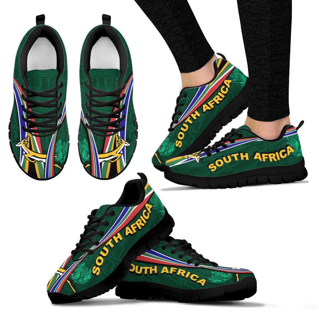 South Africa Sneakers Springboks Rugby Be Unique - Green - Vibe Hoodie Shop