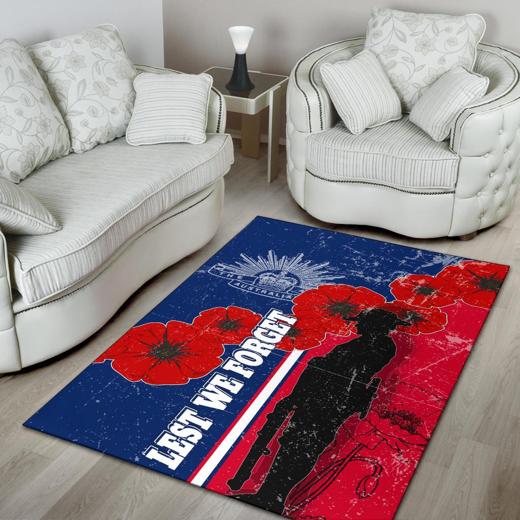 ANZAC Day Area Rug - Rememberance Day - Vibe Hoodie Shop