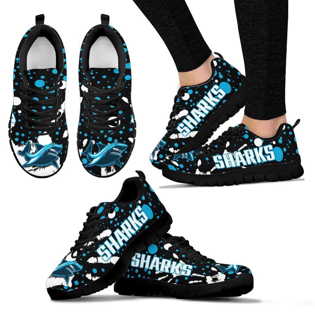 Sharks Indigenous Sneakers Minimalism Version - Vibe Hoodie Shop