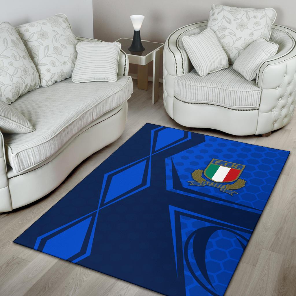 Italy Rugby Area Rug Gli Azzurri Vibes - Vibe Hoodie Shop