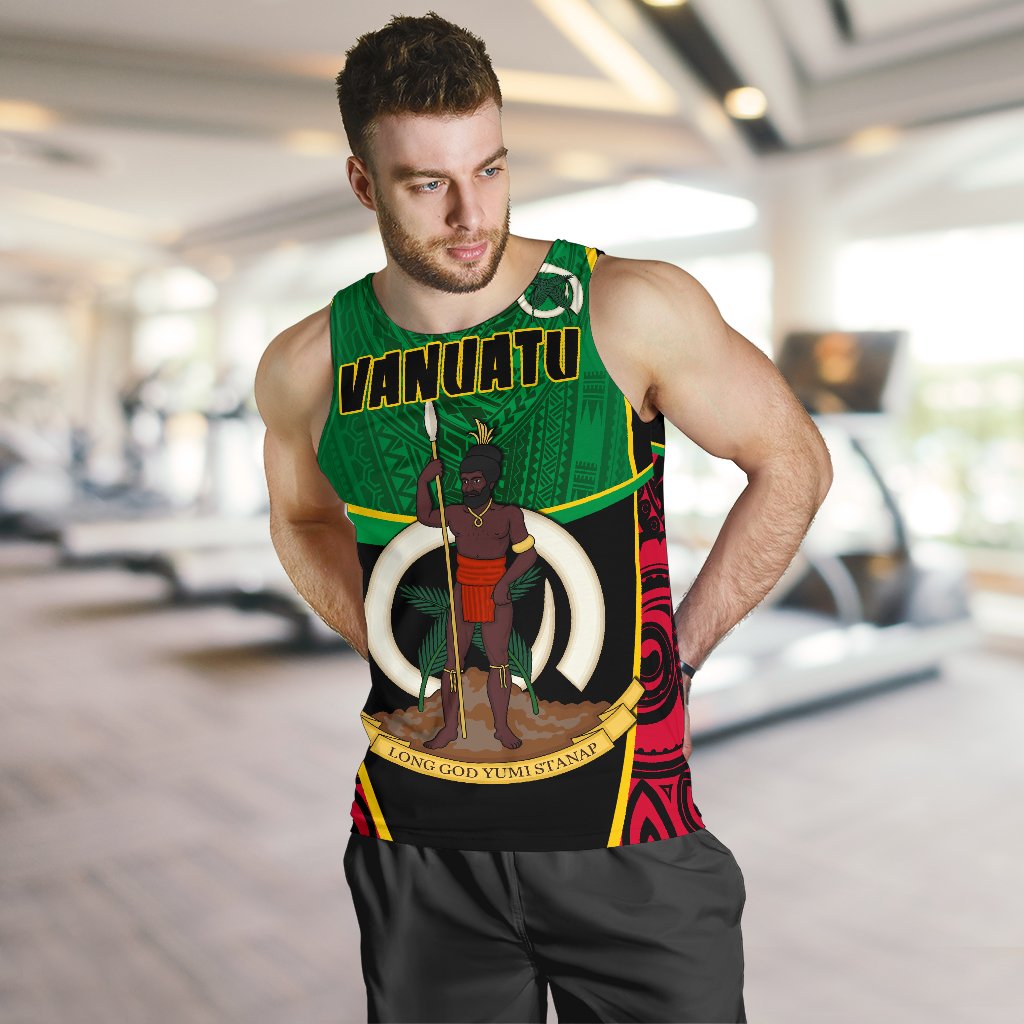 Vanuatu Rugby Men Tank Top Unique Vibes - Vibe Hoodie Shop