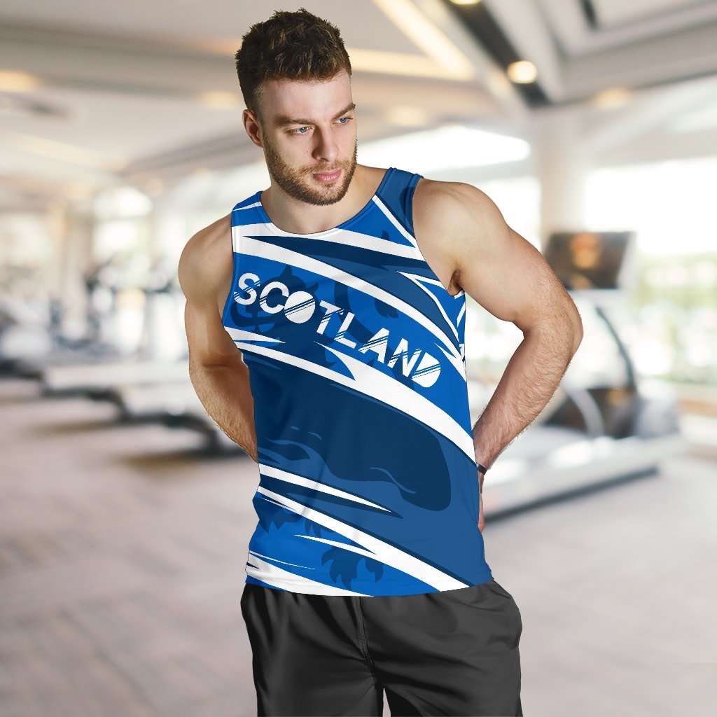 Scotland Lion Men's Tank Top - Lode Style - Vibe Hoodie Shop