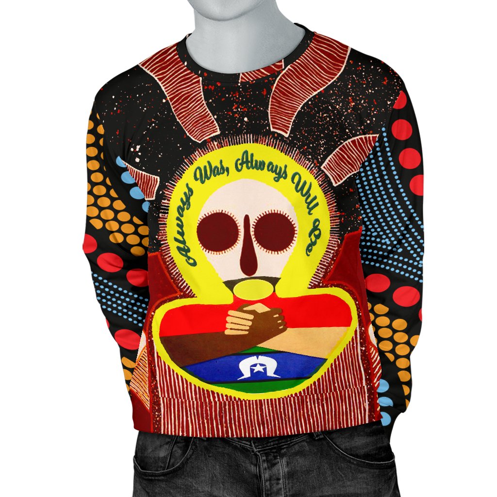 Aboriginal and Torres Strait Islanders Men's Sweater - NAIDOC Style - Vibe Hoodie Shop