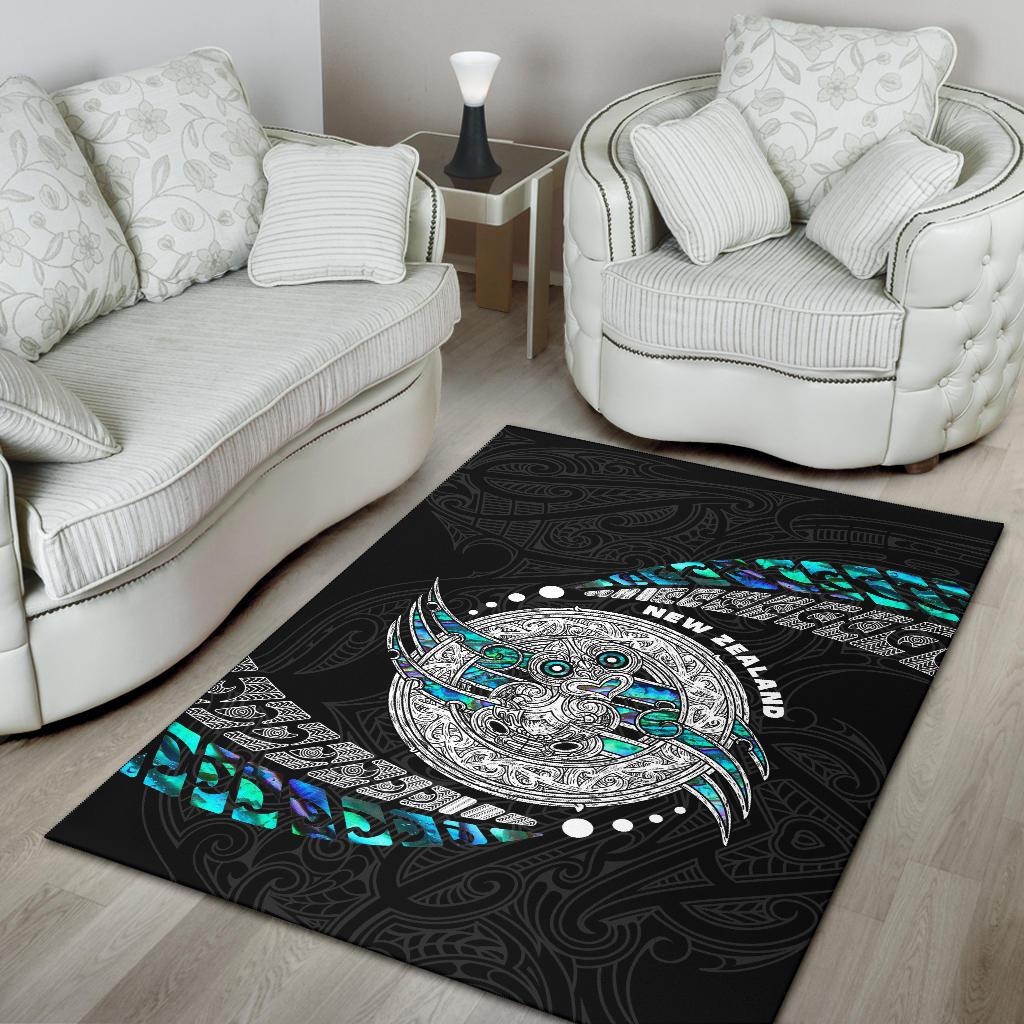 Maori New Zealand Area Rug Hei Tiki Sport Style - Vibe Hoodie Shop