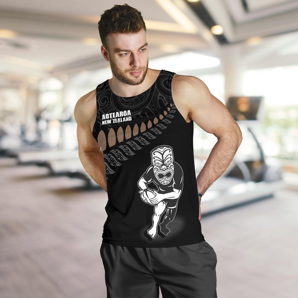 New Zealand Tank Top Rugby Warrior Men - Vibe Hoodie Shop