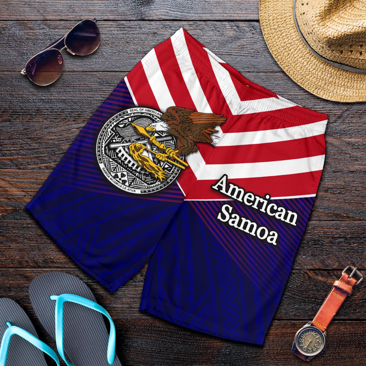 American Samoa Special Style All Over Print Men's Shorts - Vibe Hoodie Shop