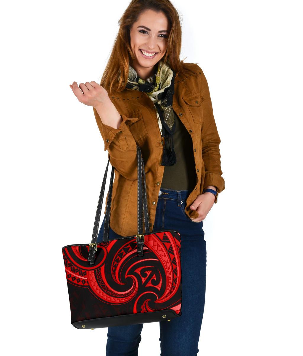 new-zealand-maori-mangopare-small-leather-tote-polynesian-red