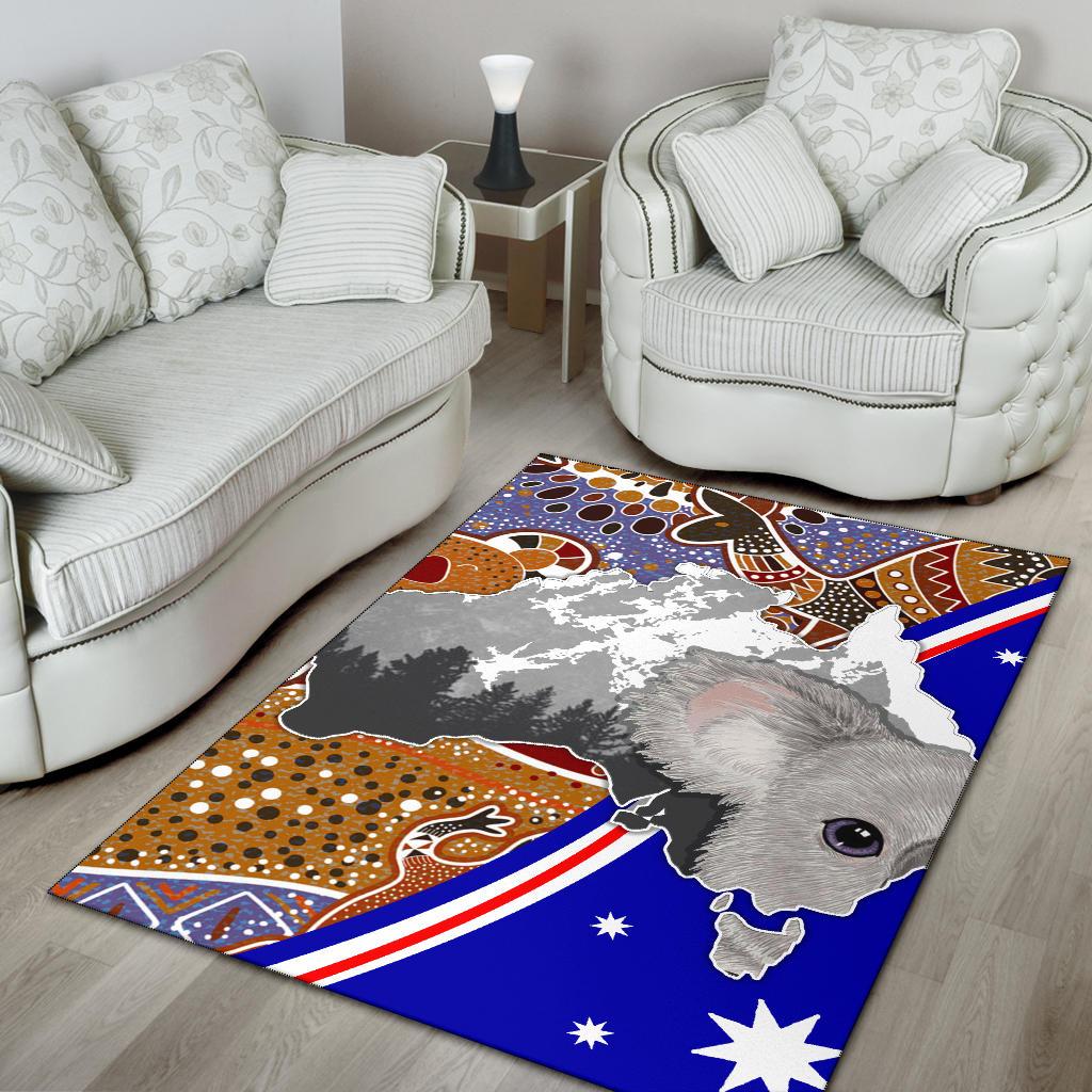 Area Rug - Australia Koala - Vibe Hoodie Shop