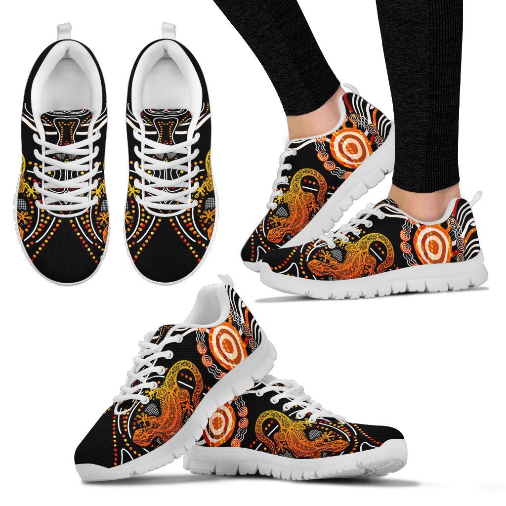 Aboriginal Sneakers - Lizard Sunshine - Vibe Hoodie Shop