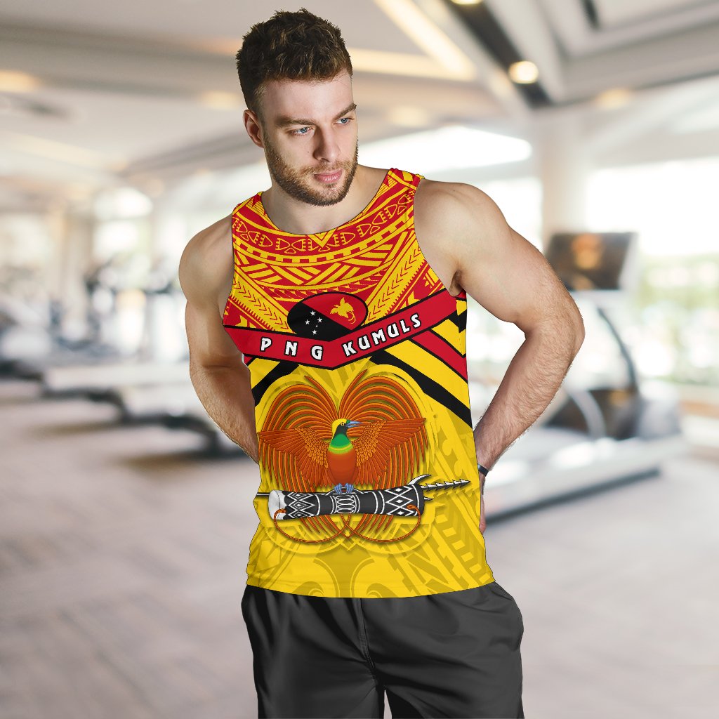 Papua New Guinea Rugby Men Tank Top PNG - The Kumuls - Vibe Hoodie Shop