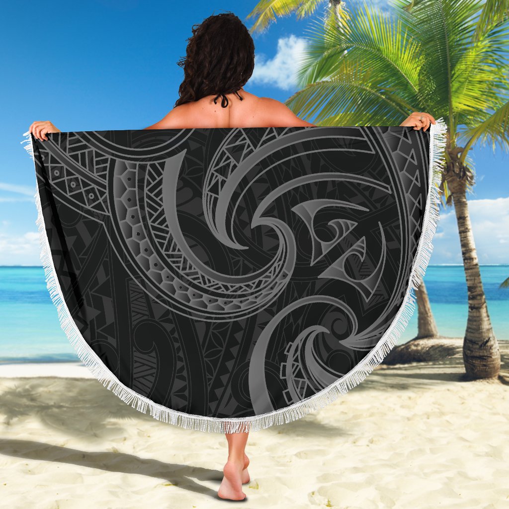 new-zealand-maori-mangopare-beach-blanket-polynesian-black