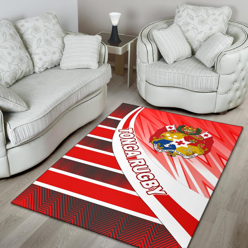 Tonga Rugby Area Rug Victorian Vibes - Vibe Hoodie Shop