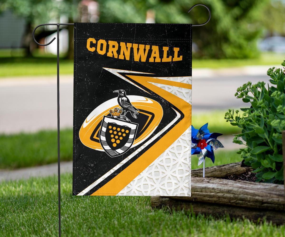 Cornwall Rugby Flag - Celtic Cornwall Rugby Ball - Vibe Hoodie Shop