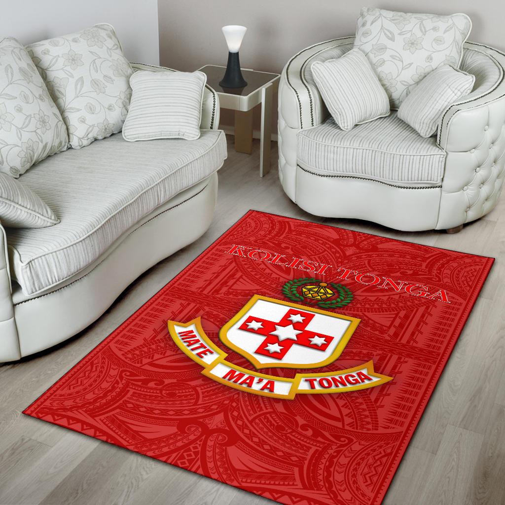 Kolisi Tonga Area Rug Mate Ma'a Tonga Unique Rugby Style - Vibe Hoodie Shop