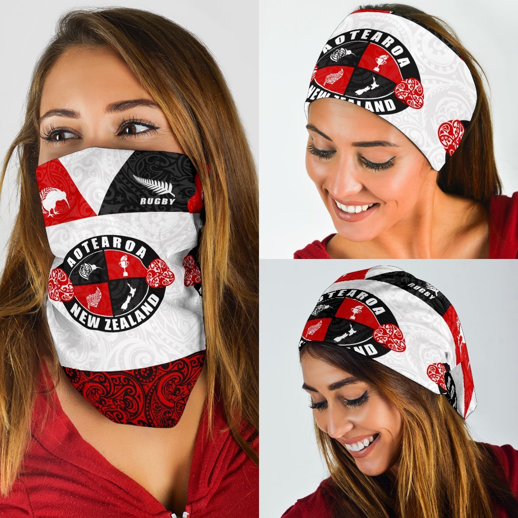New Zealand Bandana Aotearoa Rugby Champion - Vibe Hoodie Shop