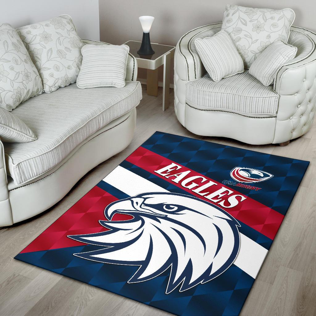 USA Rugby Area Rug Eagles Sporty Style - Vibe Hoodie Shop