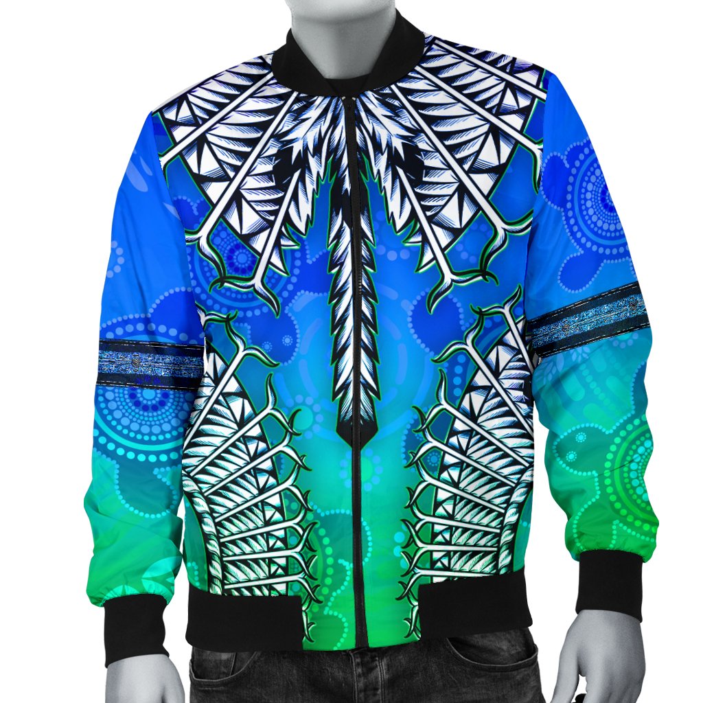 Men Bomber Jacket - Turtle With Dhari Mask Ver 02 - Vibe Hoodie Shop