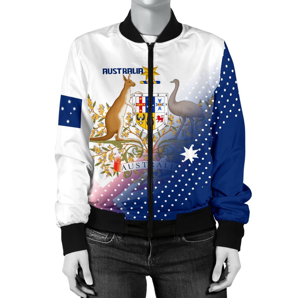 Women's Bomber Jacket - Always Proud Of Australia - Vibe Hoodie Shop