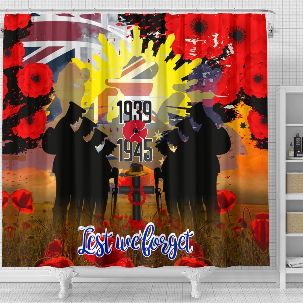 shower-curtain-anzac-day-2021-world-war-ii-commemoration-1939-1945