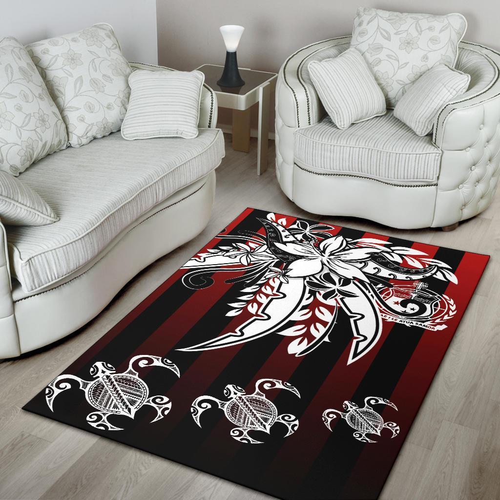 Samoa Area Rug - Vertical Stripes Style - Vibe Hoodie Shop