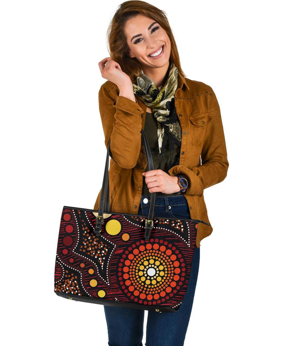 aboriginal-large-leather-tote-bag-aboriginal-art-ver01