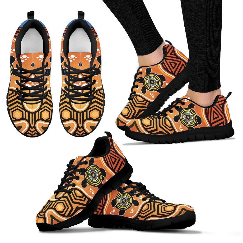 Aboriginal Sneakers - Indigenous Art Patterns Ver04 - Vibe Hoodie Shop