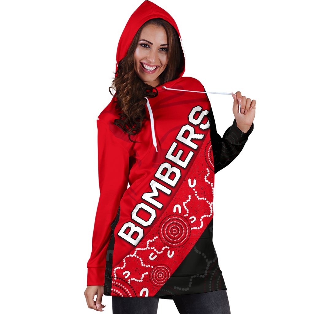 Bombers Women Hoodie Dress - Vibe Hoodie Shop