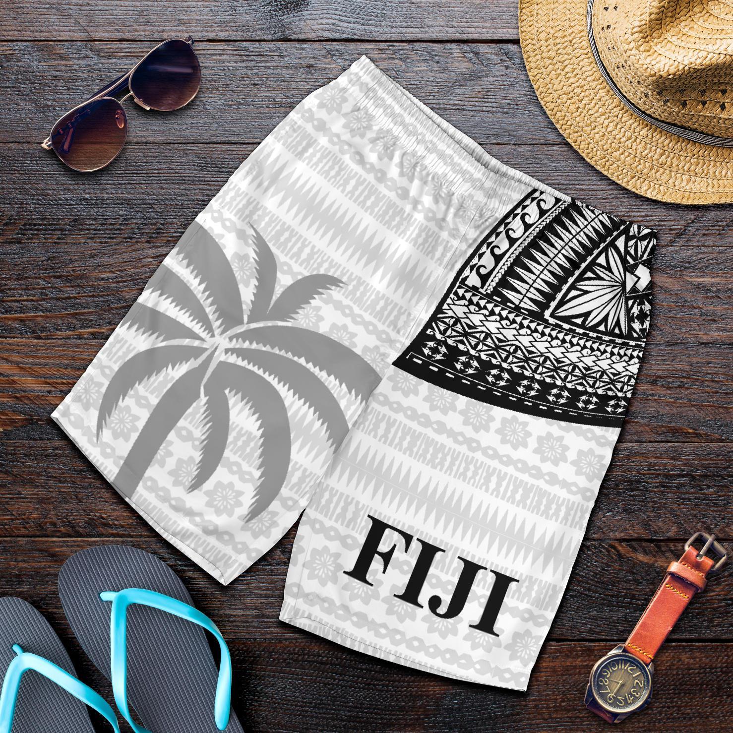 Fiji Tapa Shorts Tattoo Style - Vibe Hoodie Shop