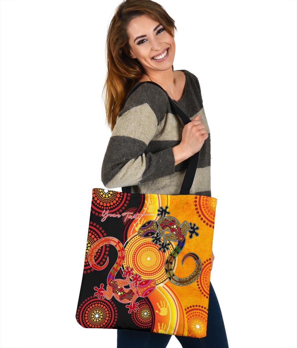 aboriginal-personalised-tote-bags-couple-aboriginal-lizards