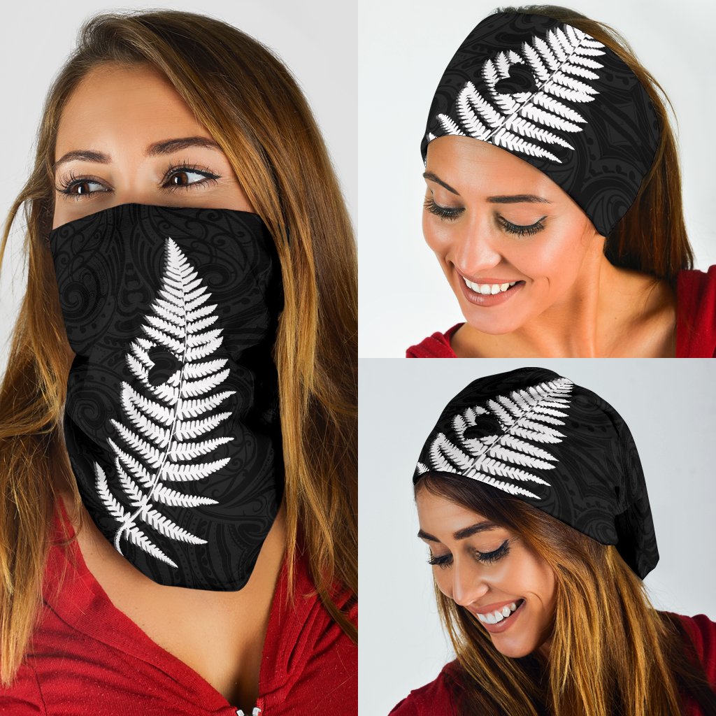 New Zealand Silver Fern Bandana, Maori Bandana - Vibe Hoodie Shop