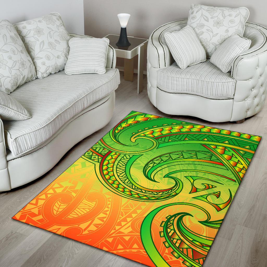 New Zealand Maori Mangopare Area Rug Polynesian - Rasta - Vibe Hoodie Shop