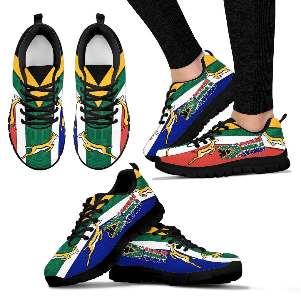 South Africa Sneakers Springboks Rugby Be Proud - Vibe Hoodie Shop