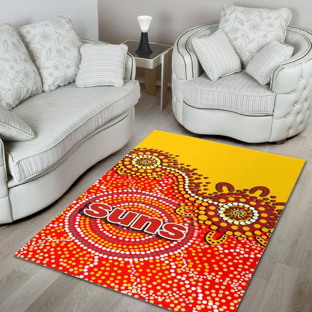 Gold Coast Area Rug Suns Aboriginal - Vibe Hoodie Shop