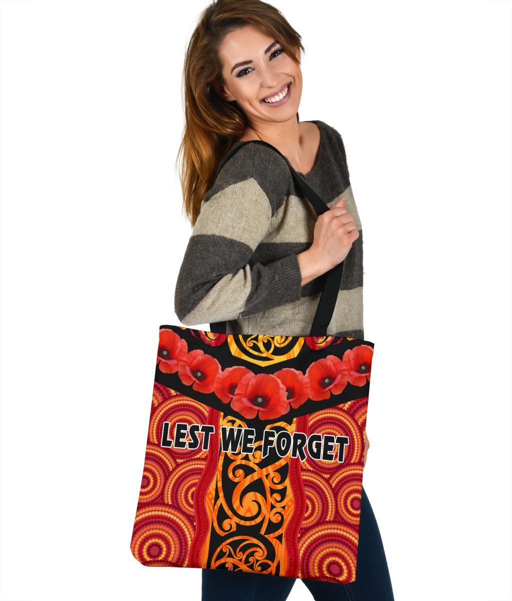 anzac-lest-we-forget-poppy-tote-bag-new-zealand-maori-silver-fern-australia-aboriginal