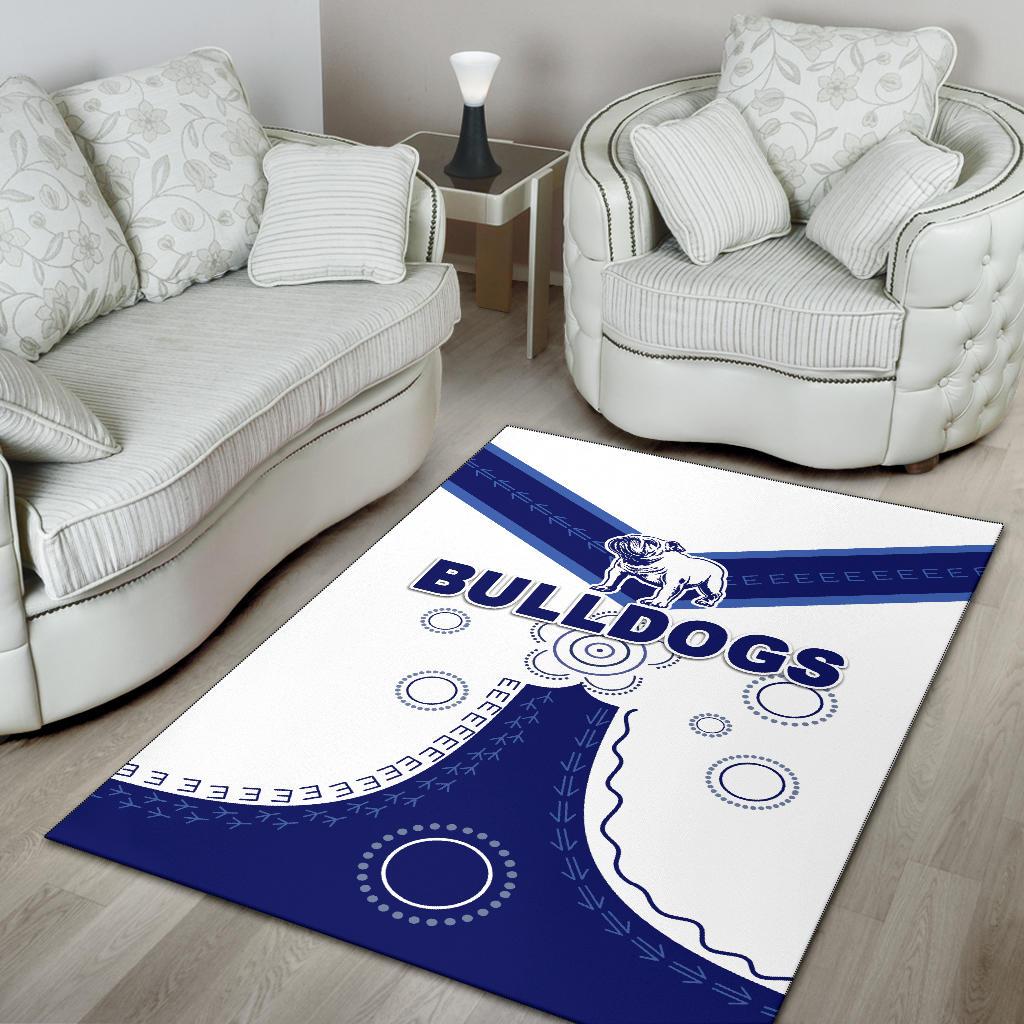 Canterbury - Bankstown Bulldogs Area Rug Simple Indigenous - Vibe Hoodie Shop