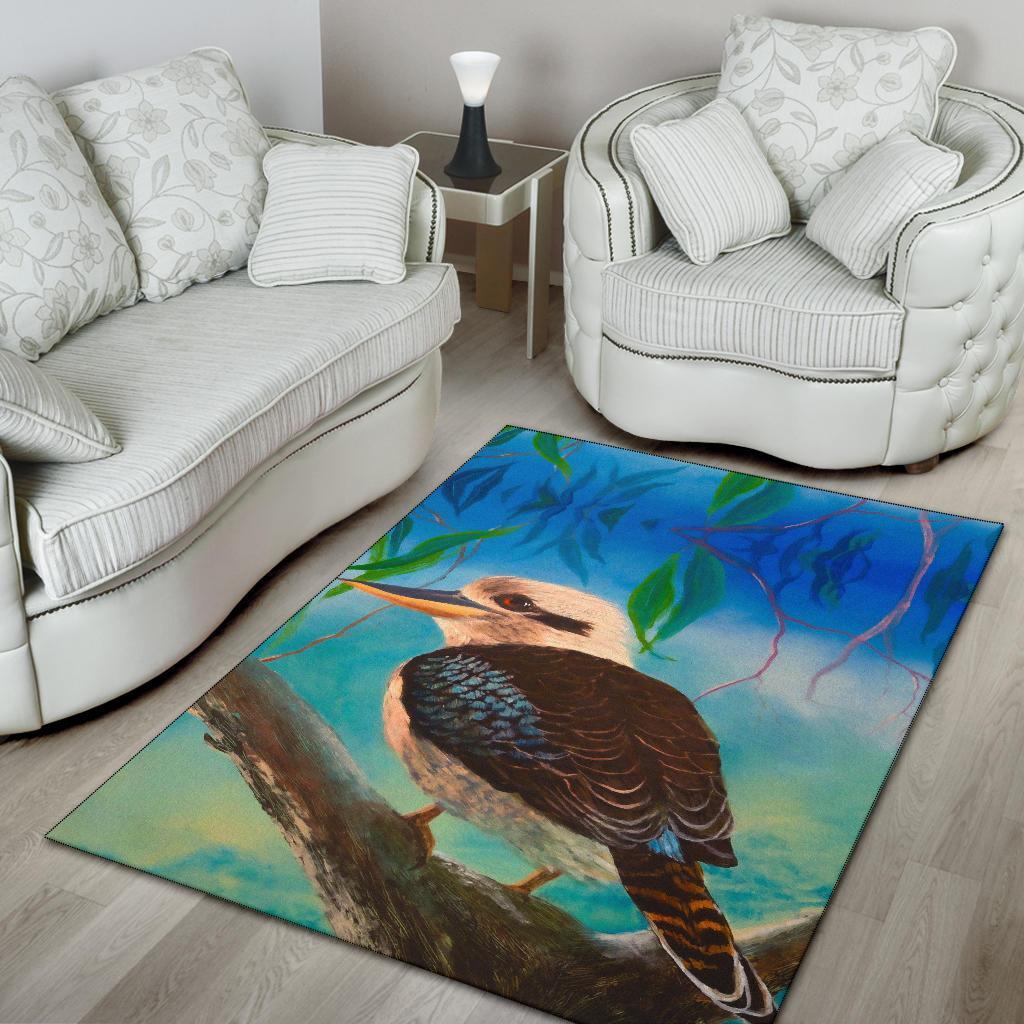 Kookaburra Area Rug - Australia Kookaburra - Vibe Hoodie Shop