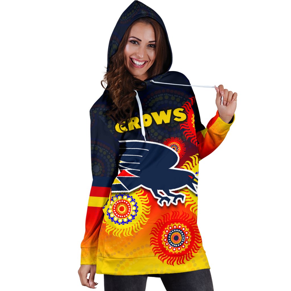 Adelaide Crows Special Style Women's Hoodie Dress - Vibe Hoodie Shop