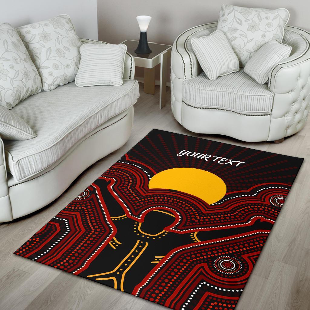 Aboriginal Personalised Area Rug - The Sun Always Shines - Vibe Hoodie Shop