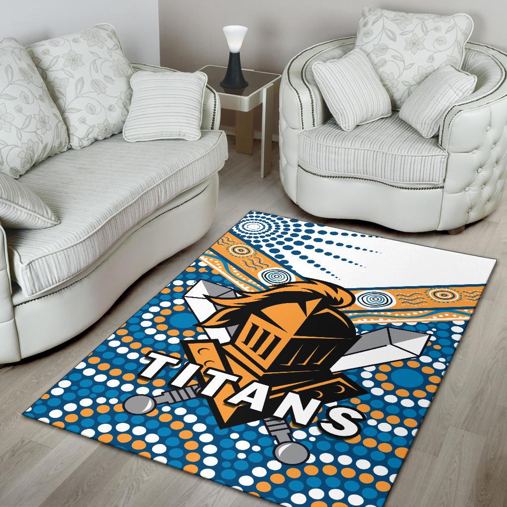 Titans Knight Area Rug Gold Coast - Vibe Hoodie Shop