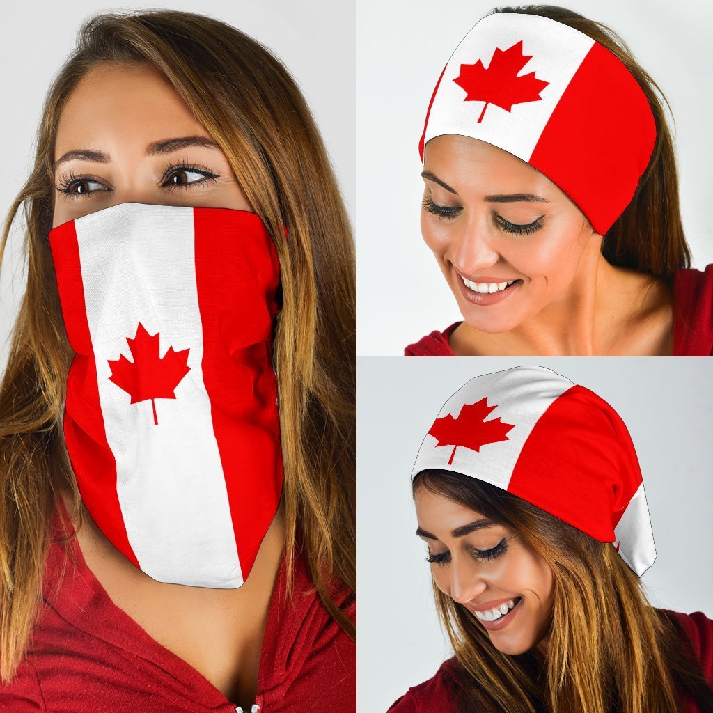 Canada Bandana 3 - Pack - Flag Neck Gaiter - Vibe Hoodie Shop