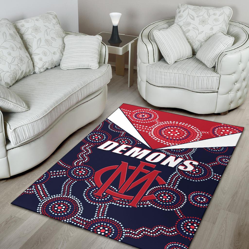 Demons Indigenous Area Rug Melbourne Fancy - Vibe Hoodie Shop