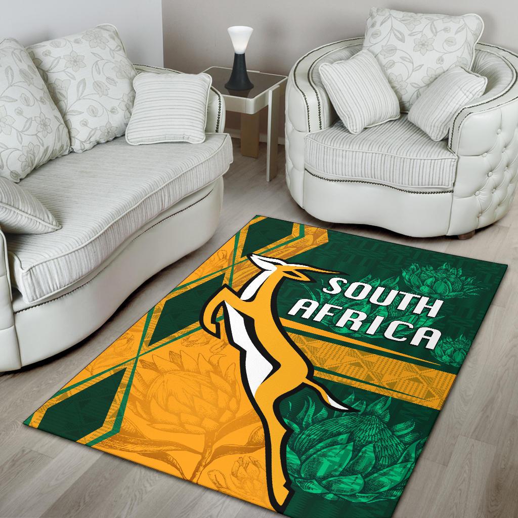 South Africa Area Rug Springboks Rugby Be Fancy - Vibe Hoodie Shop