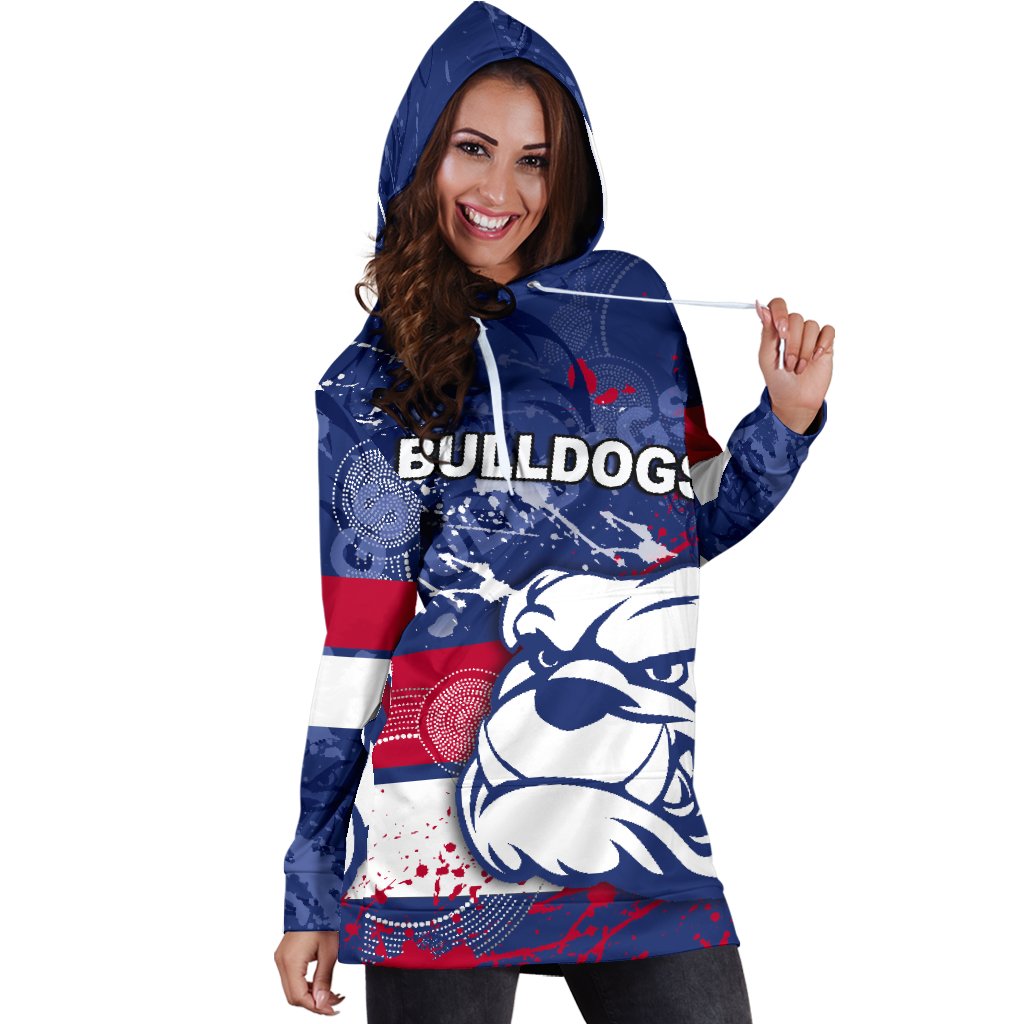 Western Bulldogs Hoodie Dress - Vibe Hoodie Shop