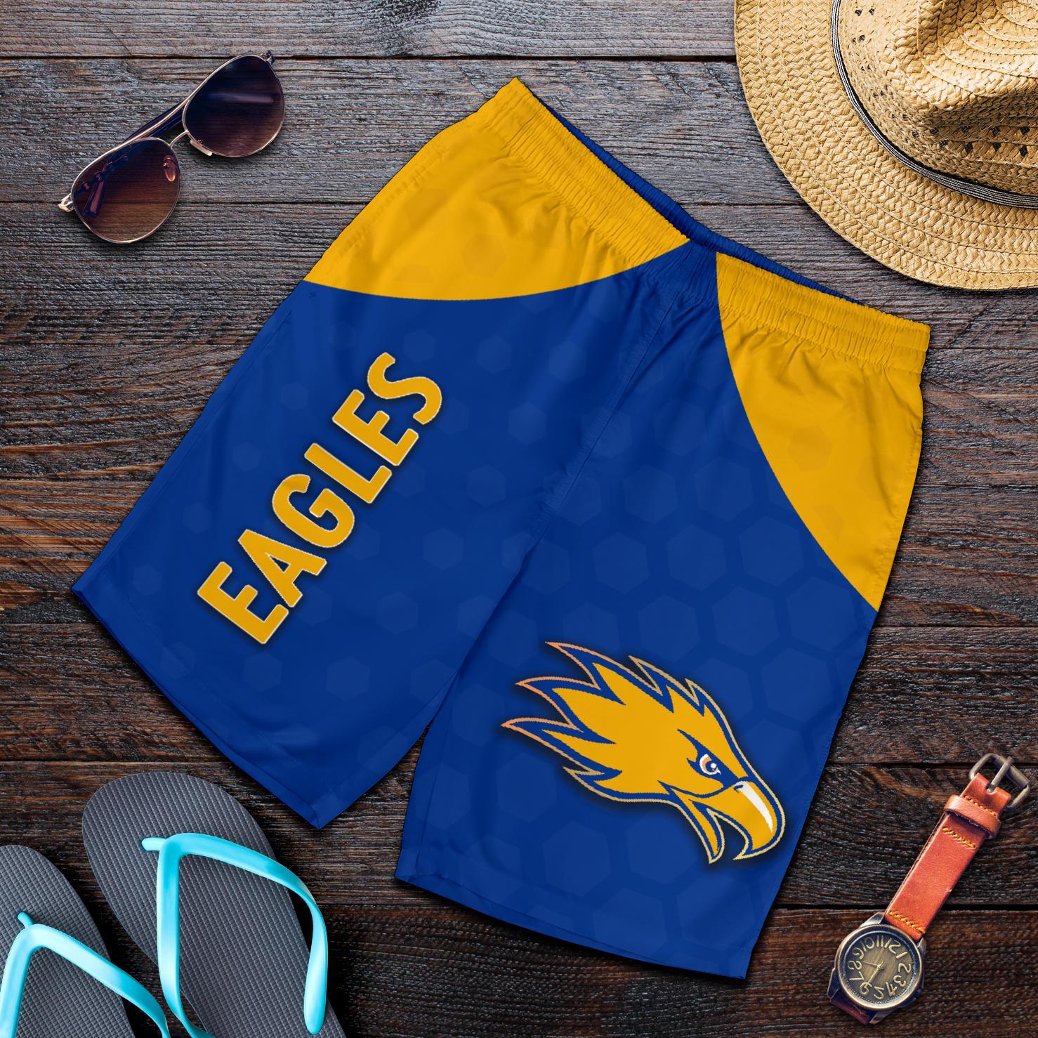 Eagles Men Shorts West Coast - Royal Blue - Vibe Hoodie Shop